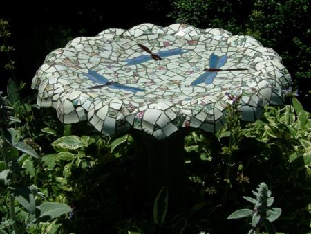 Dragonfly Birdbath © Jenifer Strachan